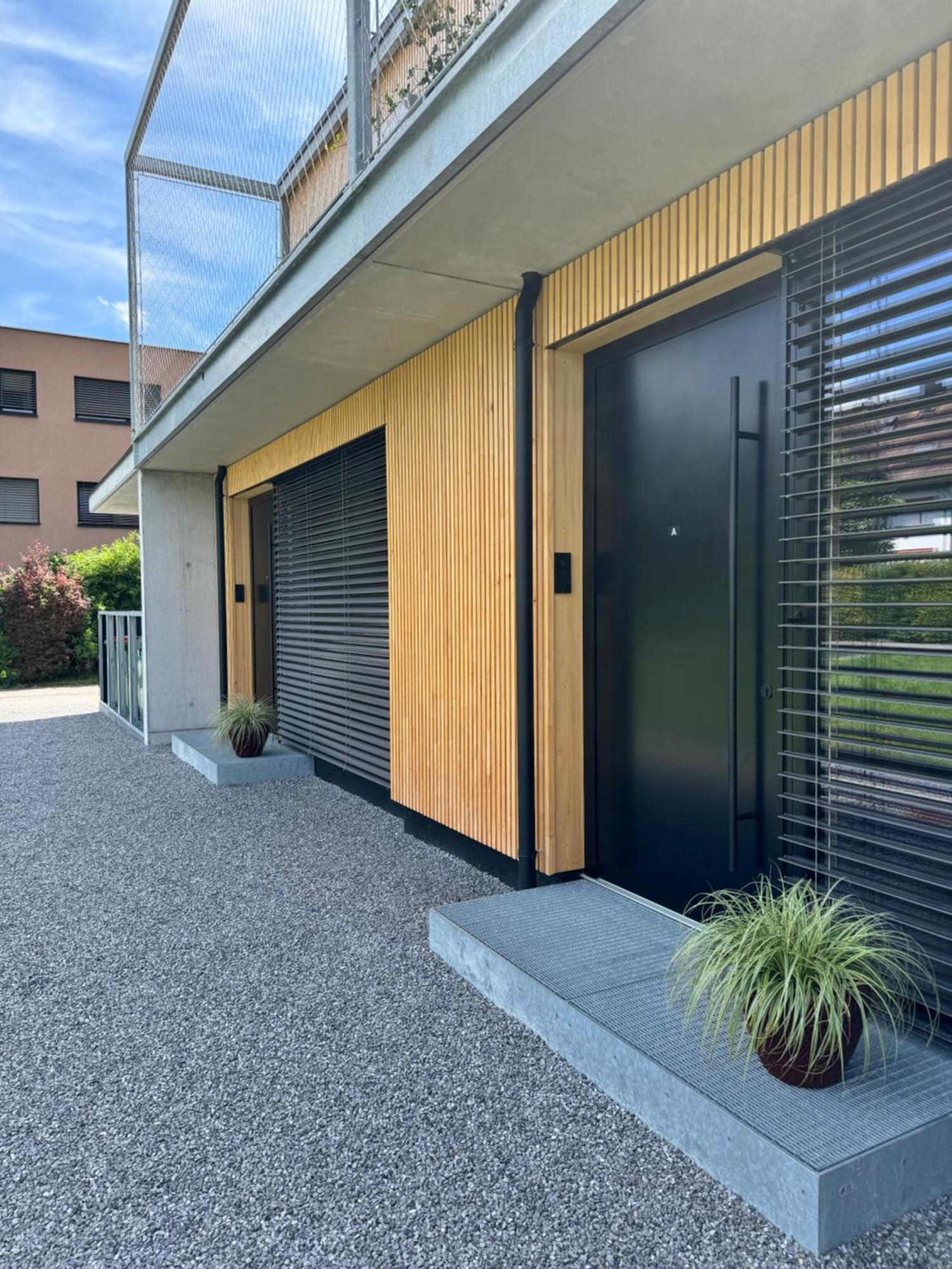 Architektenhaus Rhaa Mit Terrassen Altach Exteriör bild